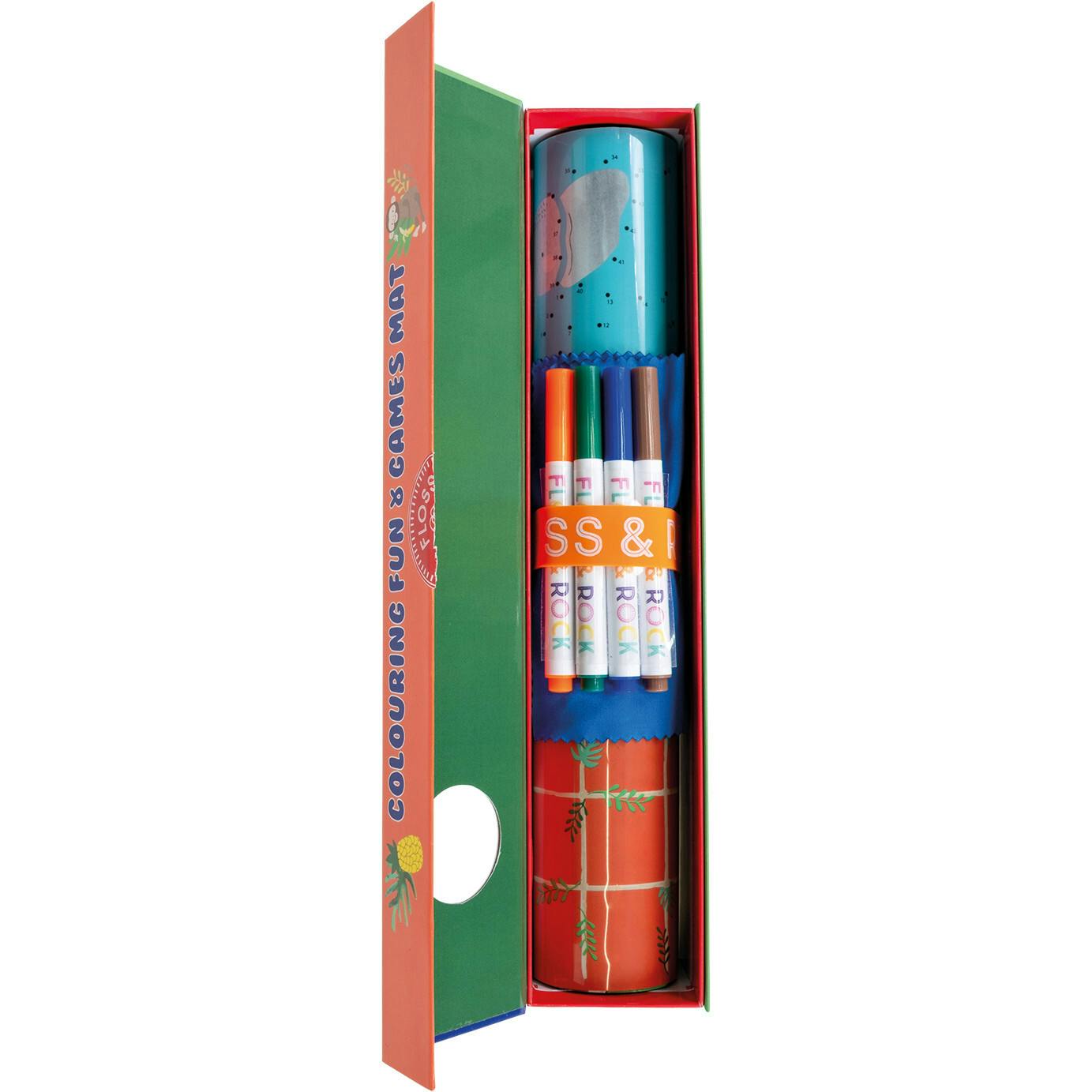 Jungle Colouring Fun and Games Mat
