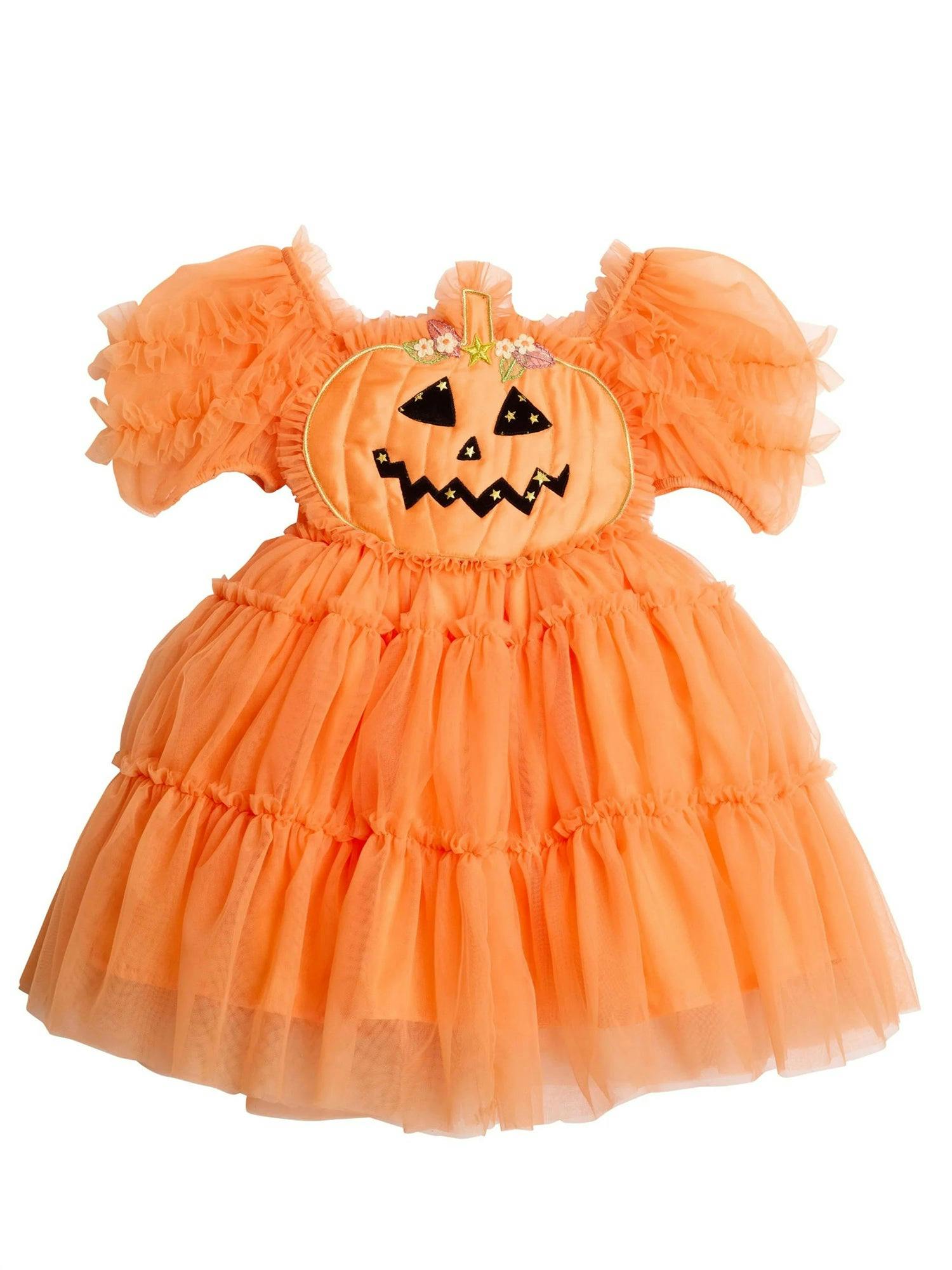 Pumpkin Dress for Girls