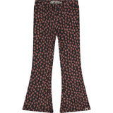Heart Print Flare Leggings