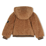 Brown Reversible Teddy Jacket