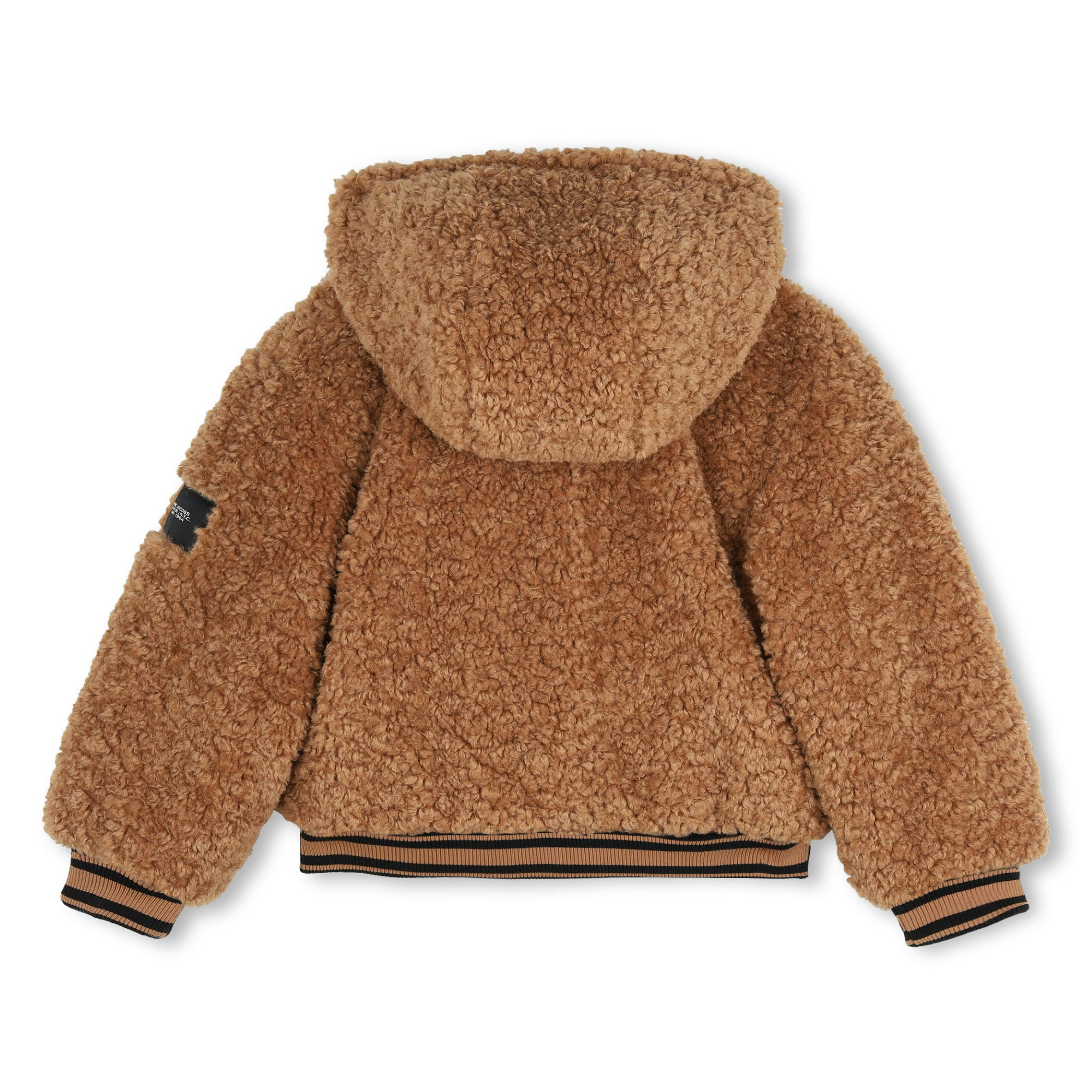 Brown Reversible Teddy Jacket