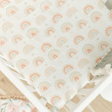 Parker Fitted Crib Sheet (Rainbow)