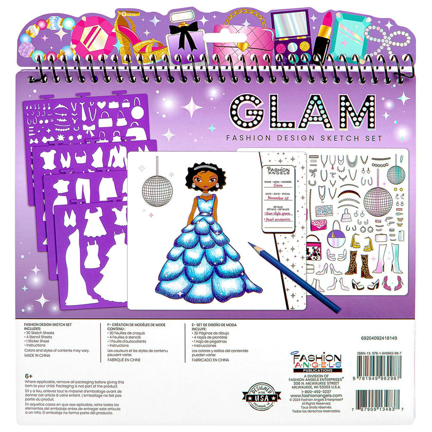 Fashion Design: Sketch Set - Glam