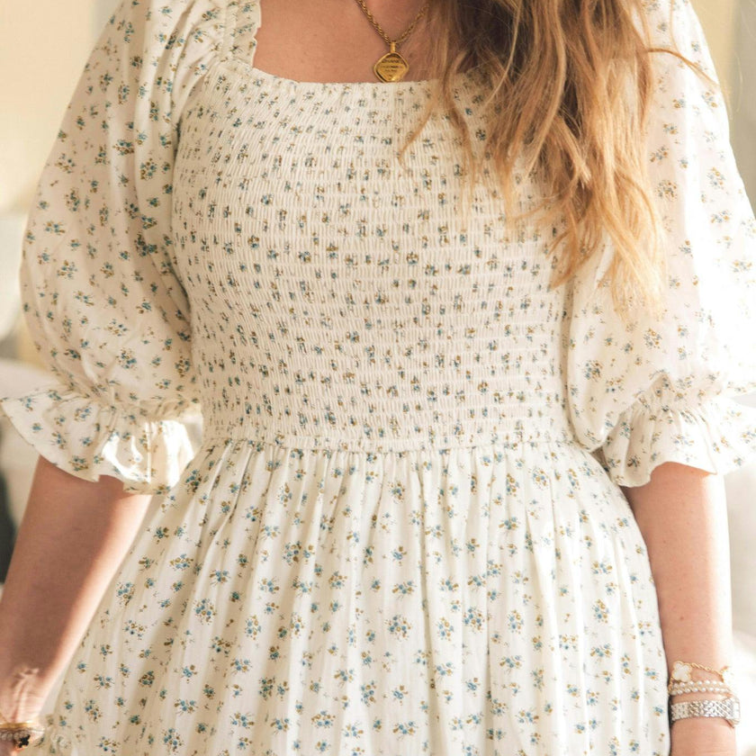 Madeline Dress in Blue
