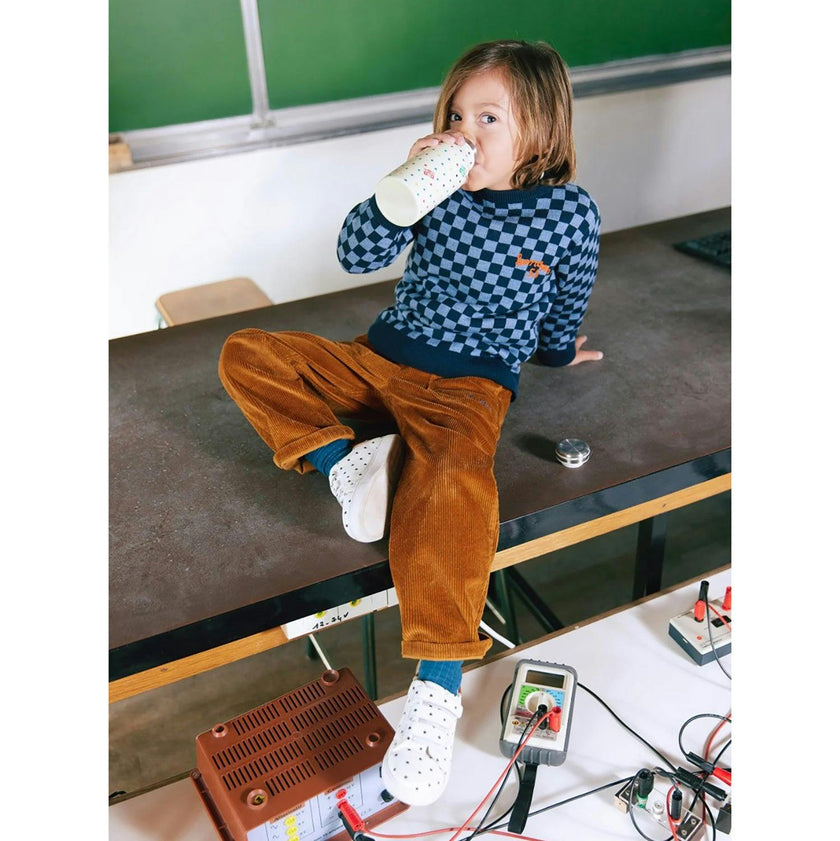 BONTON Checkerboard Paulo Sweater
