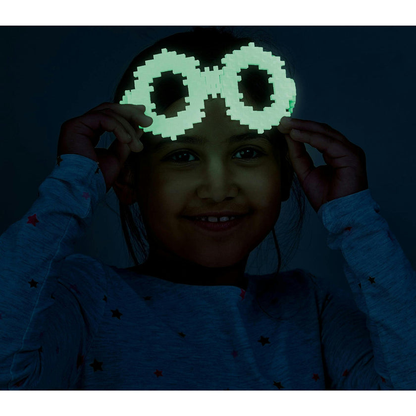 Plus-Plus: Open Play Tube - Glow-In-The-Dark Mix - 240 Pieces