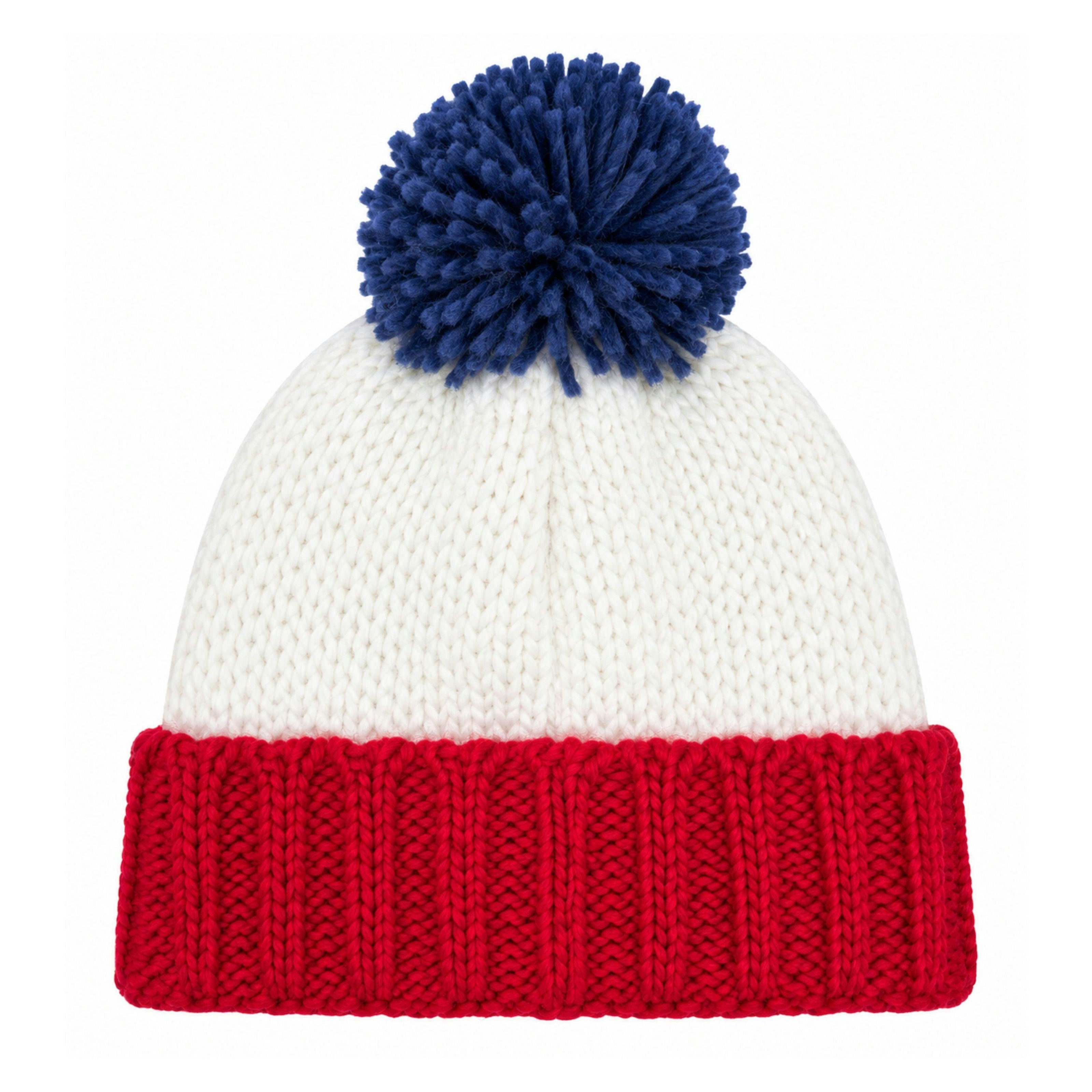 American Flag Bobble Hat