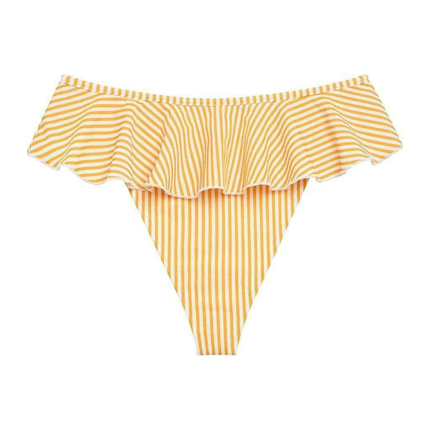 Women's Canary Stripe Tamarindo Ruffle