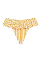 Women's Canary Stripe Tamarindo Ruffle