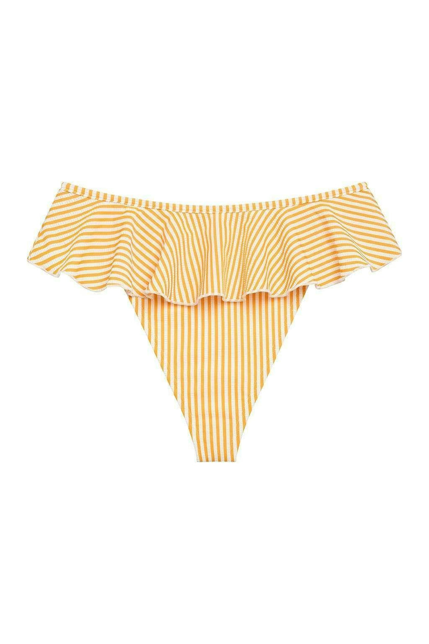 Women's Canary Stripe Tamarindo Ruffle