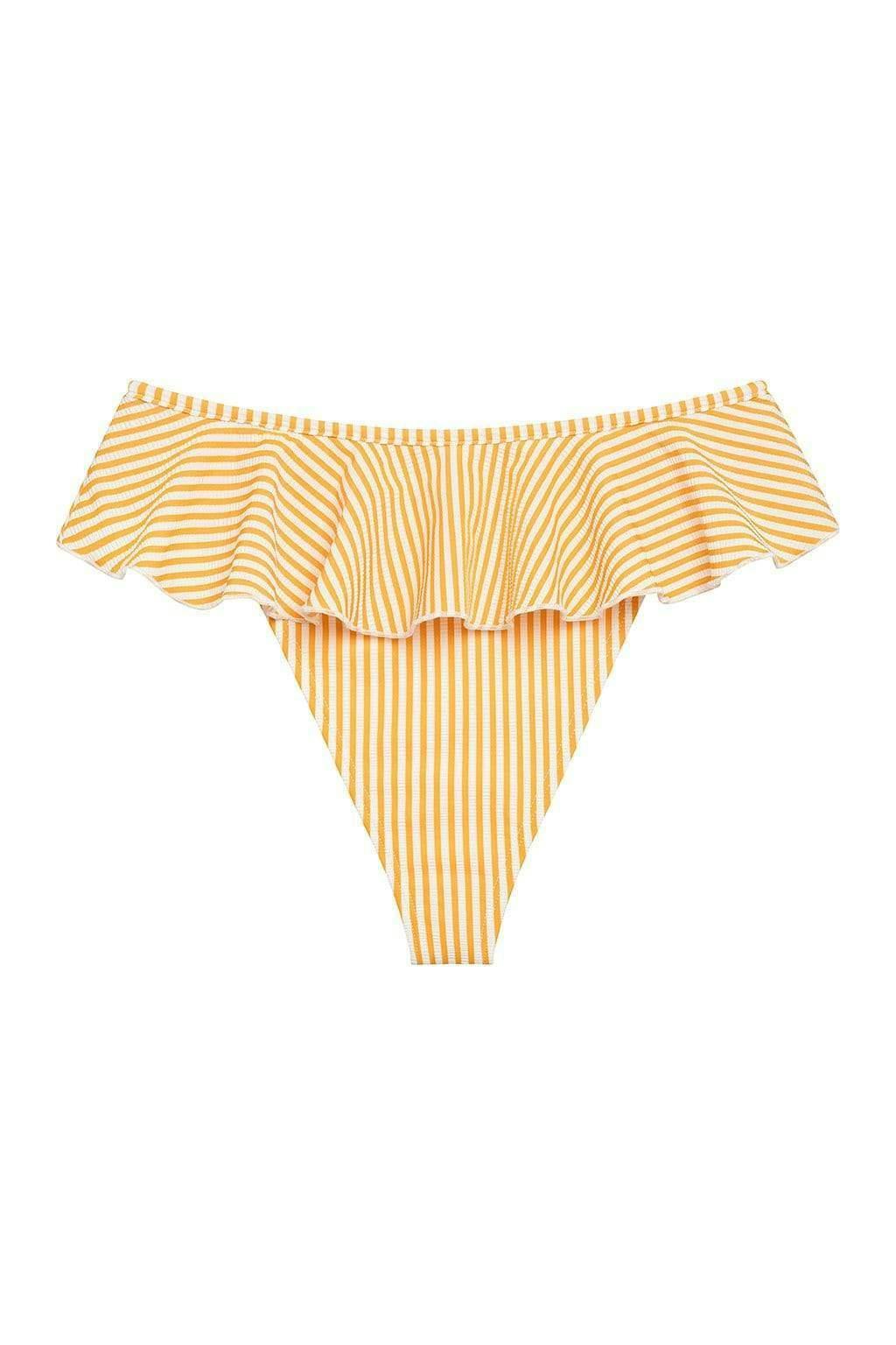 Women's Canary Stripe Tamarindo Ruffle