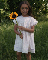 Lila Dress - Painted Bouquet print