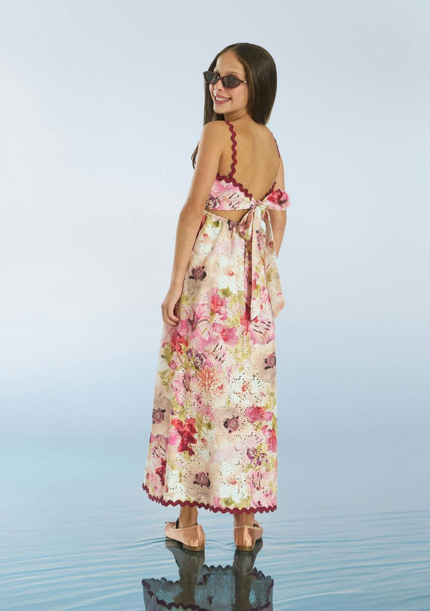 Liana Embroidered Maxi Dress