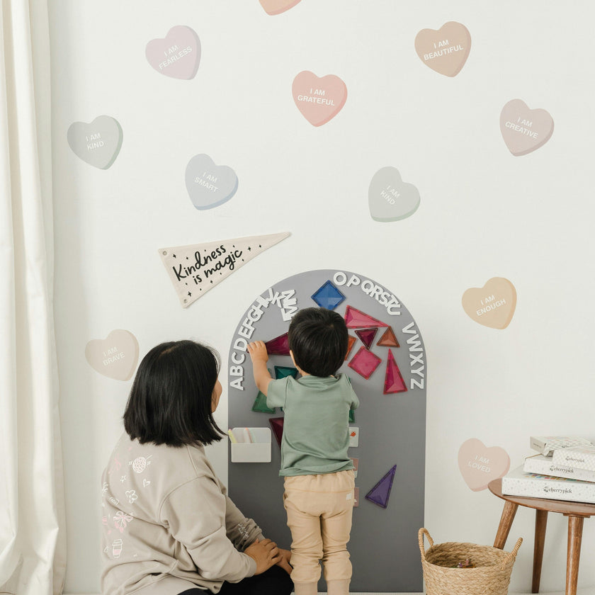 Peel & Stick Fabric Wall Stickers