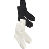 Women's Classic Silky Rib Crew Socks