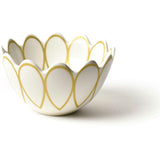 Gold Scallop Small Bowl