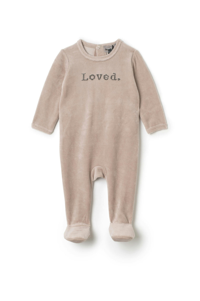Loved Embroidered Onesie