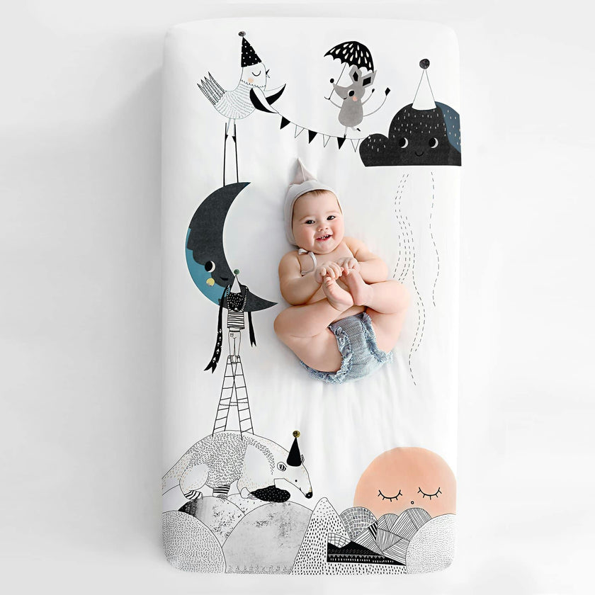 The Moon's Birthday Standard Crib Sheet