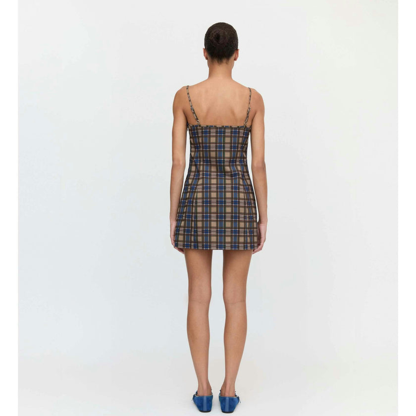 The Rennie Dress - Brown Spencer Plaid