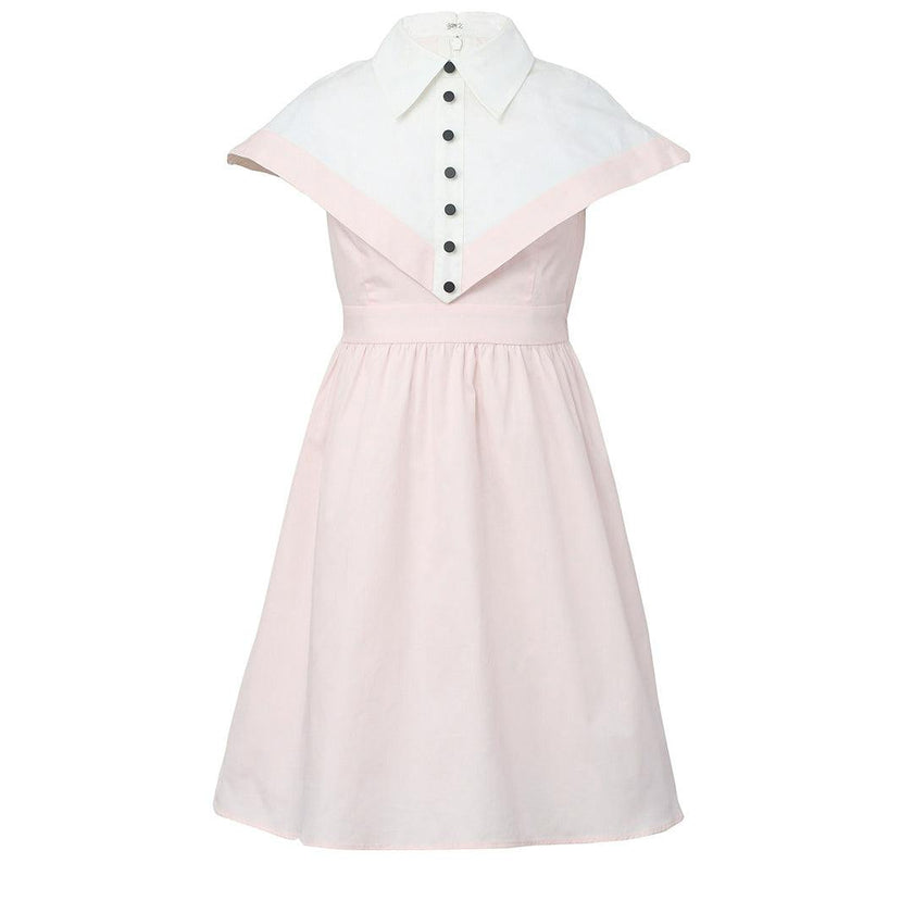 Stella dress (blush pink/ivory)