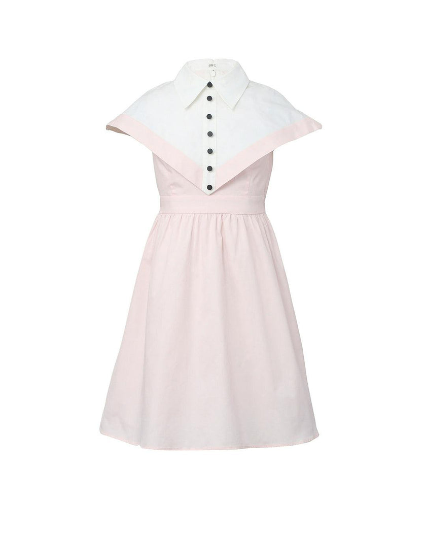 Stella dress (blush pink/ivory)