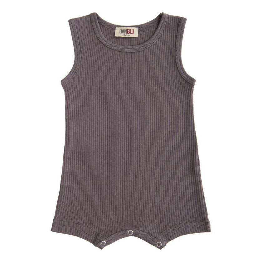 Purple Plum Sleeveless Modal Shortie