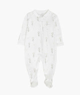 Flying Elephants Zipper Footie