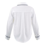 Formal Piped Pique Shirt