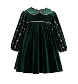Dark Green Velvet Dress