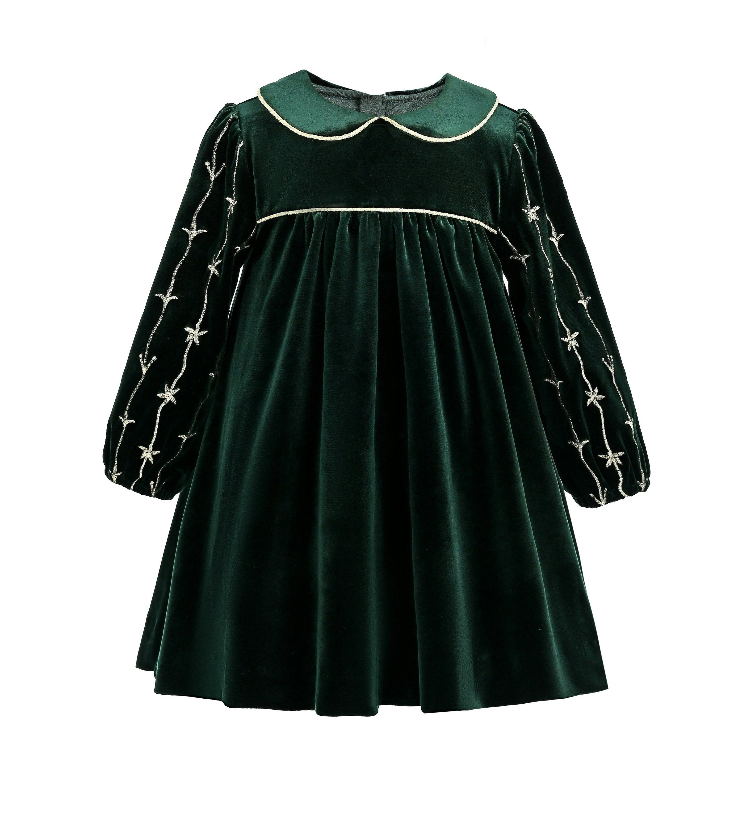 Dark Green Velvet Dress