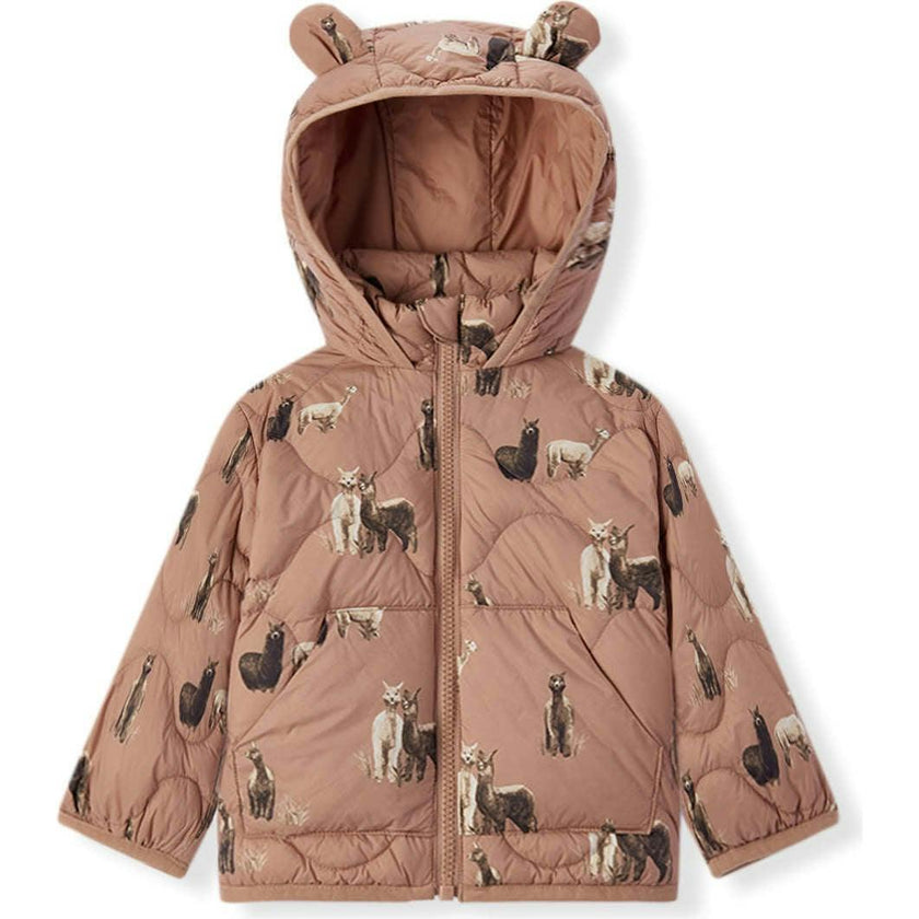 Lightweight Down Hooded Jacket