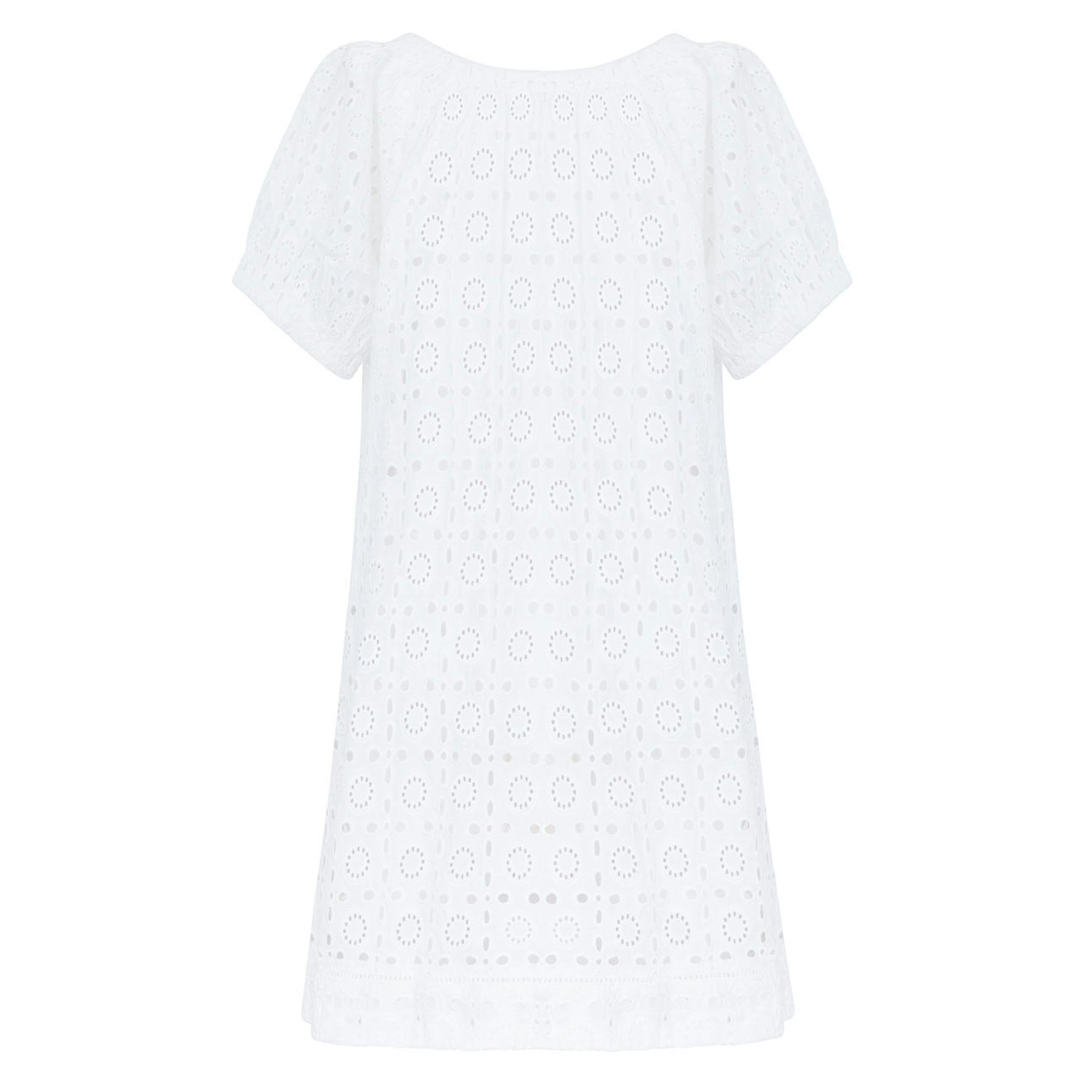 women's white eyelet coverup