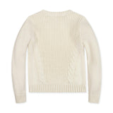 Organic Bow Detail Cable Sweater