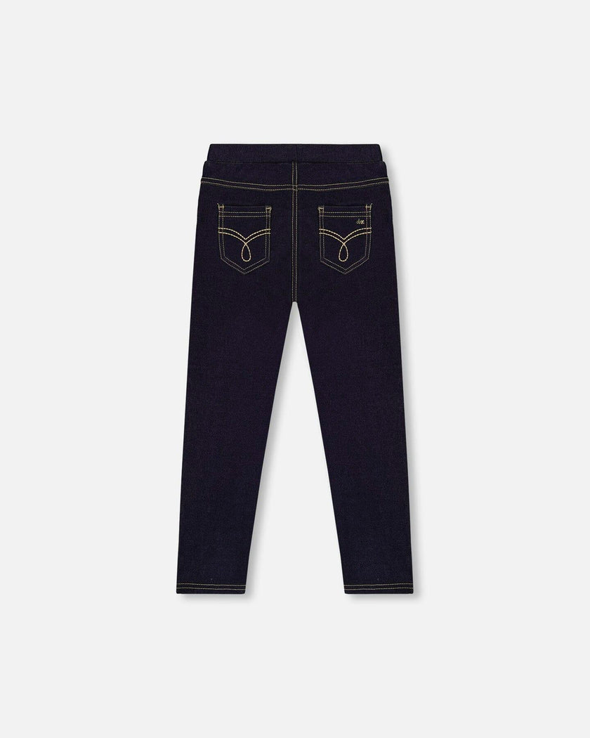 Navy Blue Denim Jeggings
