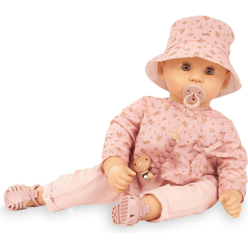 Gotz Cookie Flowers Millefleur 19" Soft Baby Doll With Sleeping Eyes