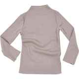 Rib Mock Neck Long Sleeve Top
