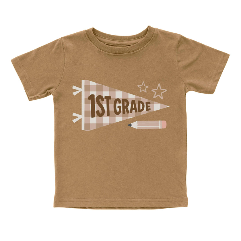 First Grade Pennant Short Sleeve T-Shirt