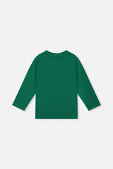 Long Sleeve Organic Cotton T-Shirt Green