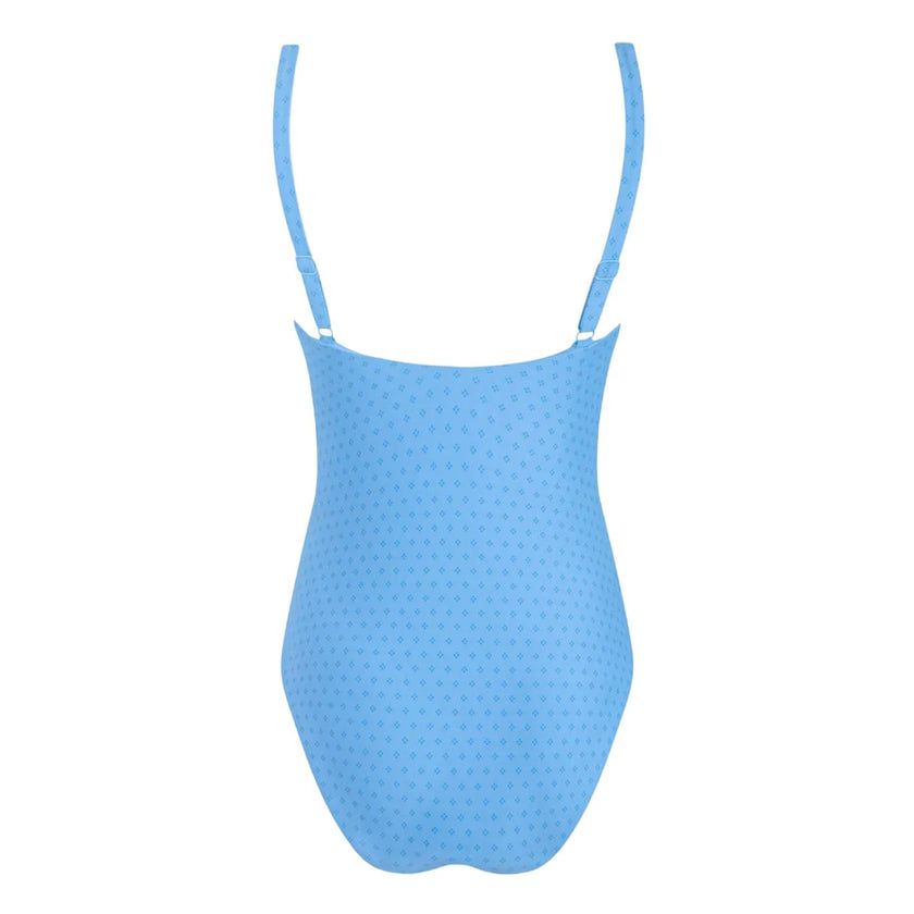 women's le marin dot v-neck one piece