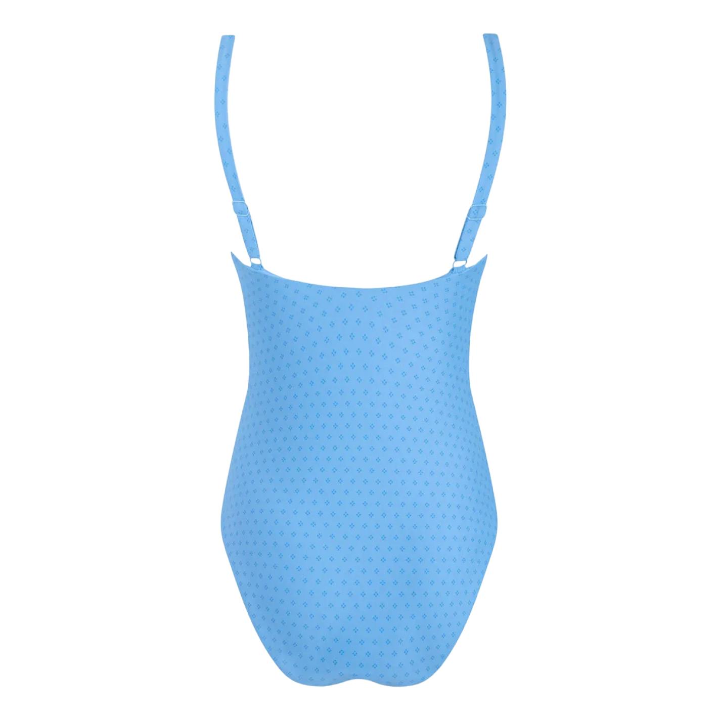 women's le marin dot v-neck one piece