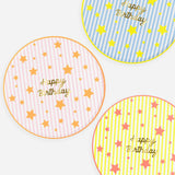 Bright Star Happy Birthday Dinner Plates