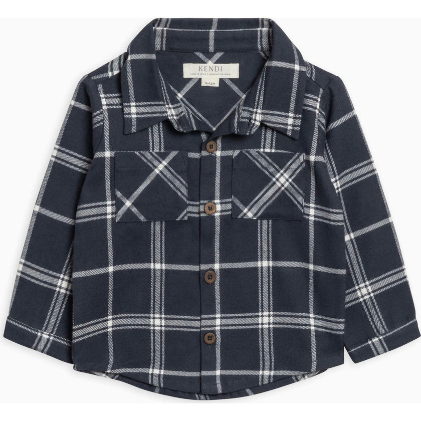 Lev Flannel Long Sleeve Collared Button Down Shirt