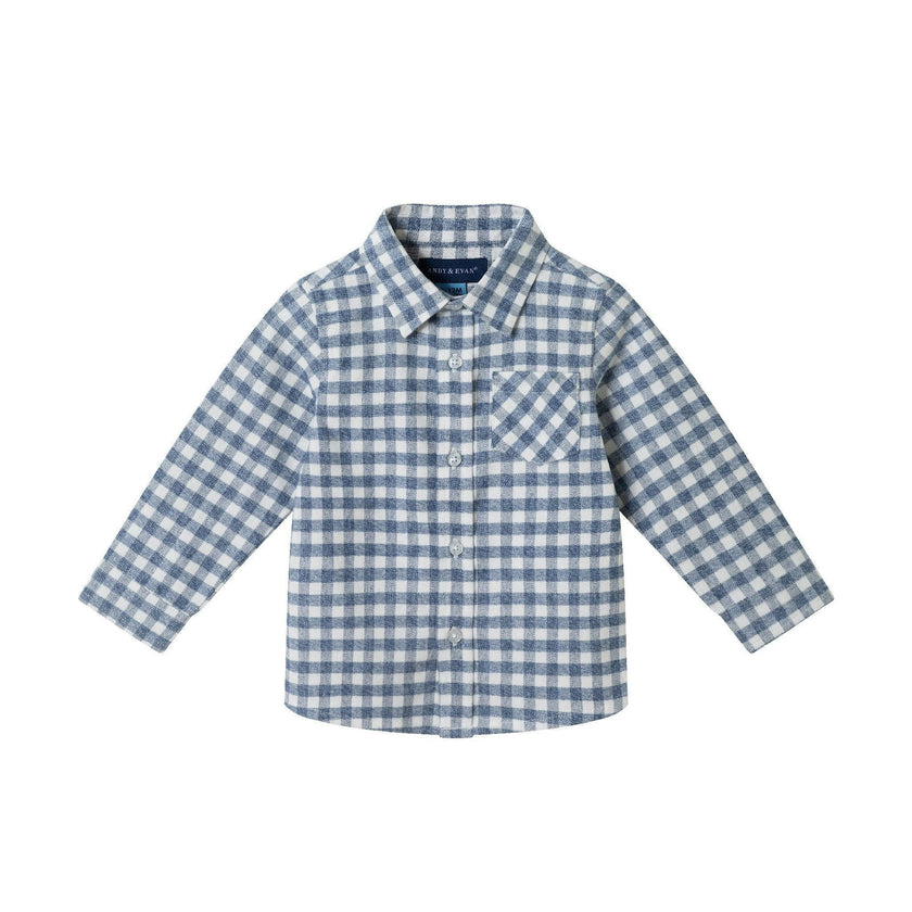 Infant Buttondown Denim Jogger Set