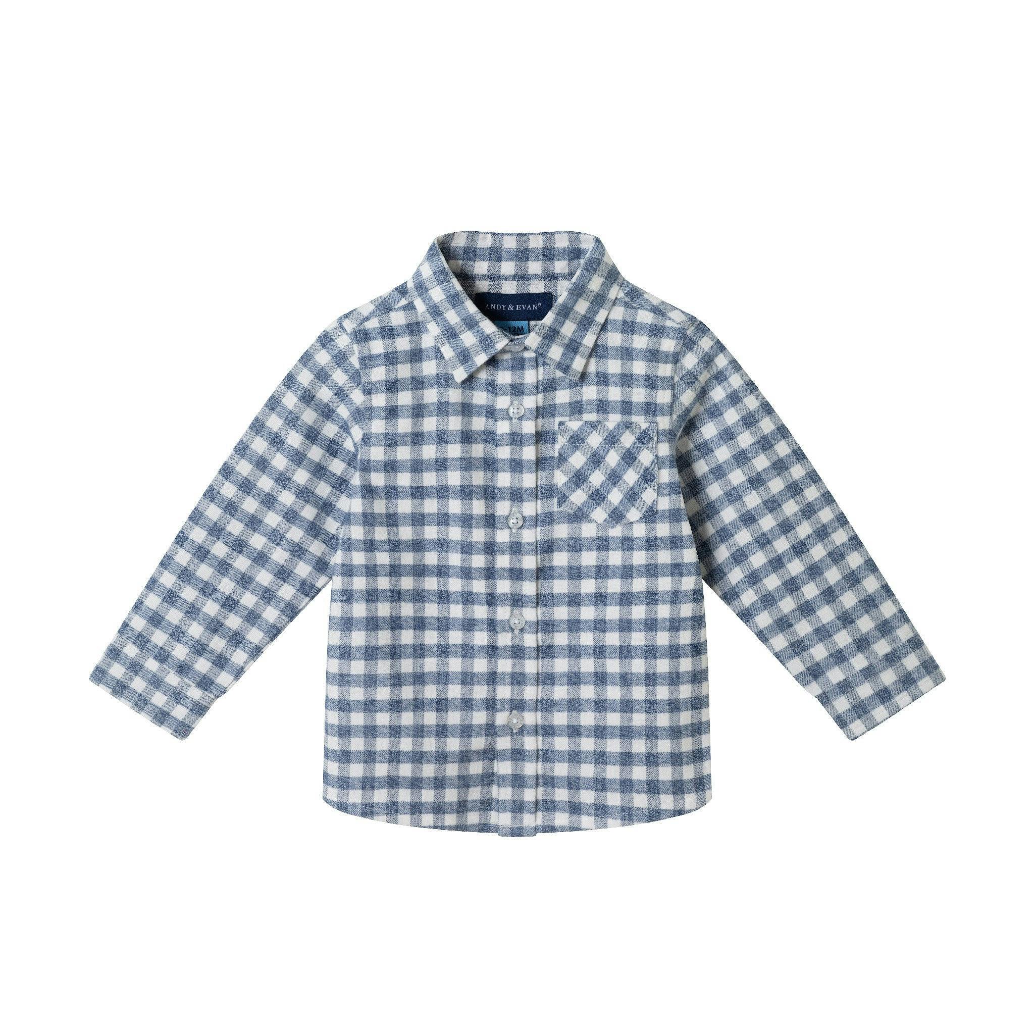 Infant Buttondown Denim Jogger Set