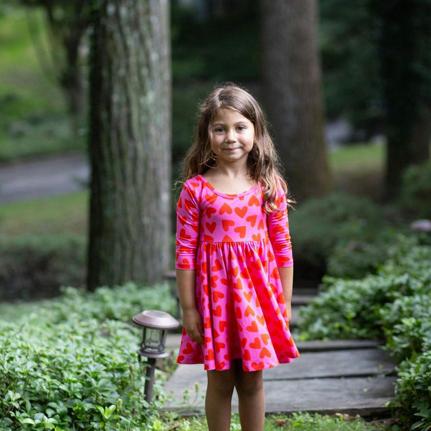 Twirly Dress in Hearts