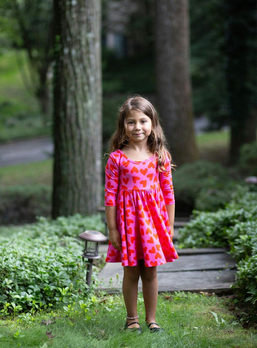 Twirly Dress in Hearts