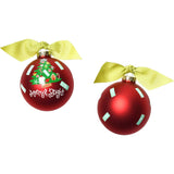 Merry & Bright Vintage Tree Glass Ornament