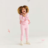Harriet Blush French Terry Bow Sweatshirt Jogger Set