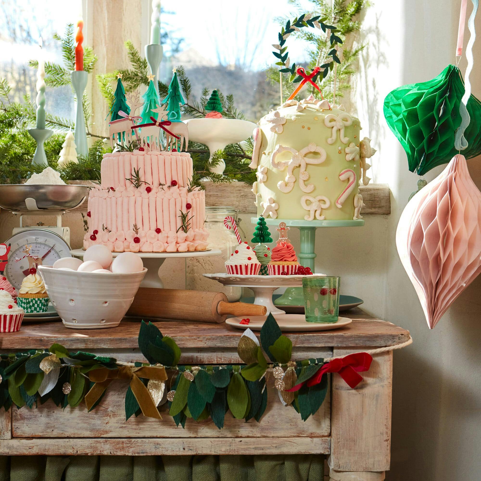 Paper Festive Foliage Garland