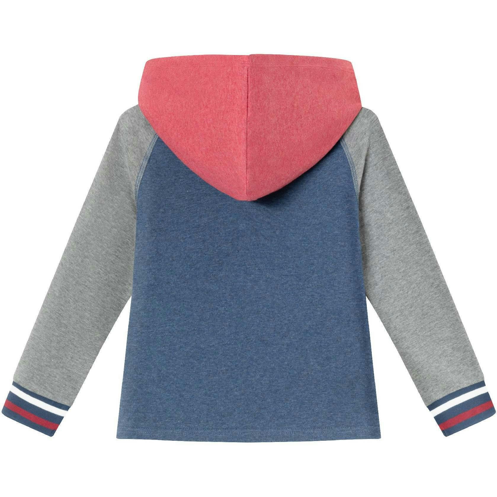 Kids Hooded Colorblocked Jersey Tee